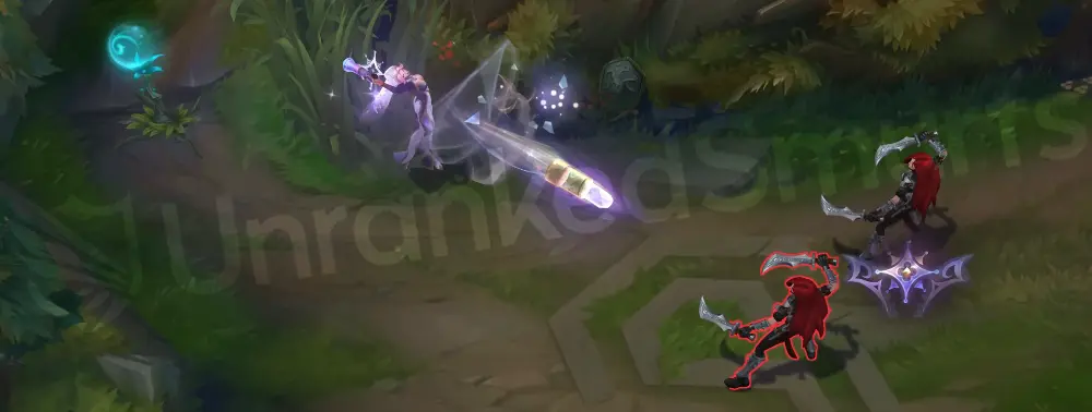 Prestige Broken Covenant Miss Fortune Q - Double Up initial shot with white-gold flash and crystalline spark