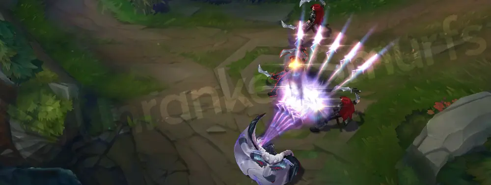 Prestige Chosen of the Wolf Swain Q - Death’s Hand firing icy-blue bolts with faint wolf motifs