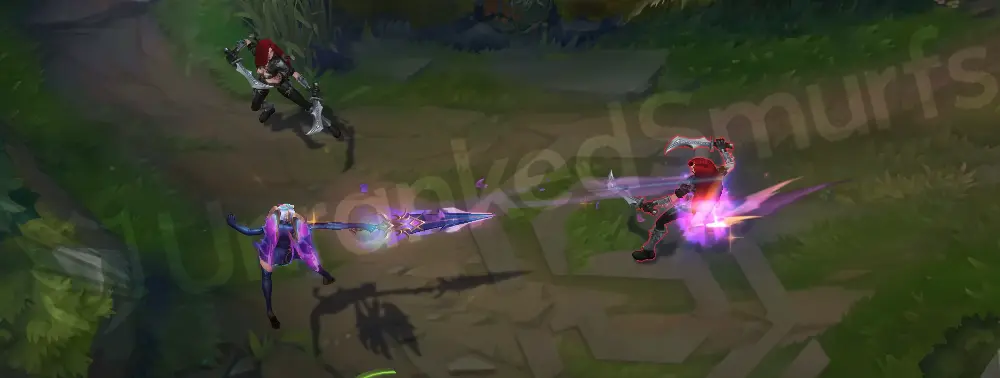 Prestige Empyrean Kayle E Part 2, ranged strike trail with Empyrean flame motif