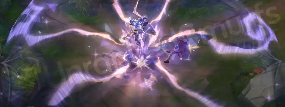 Prestige Fright Night Zeri R activation burst, full-body view