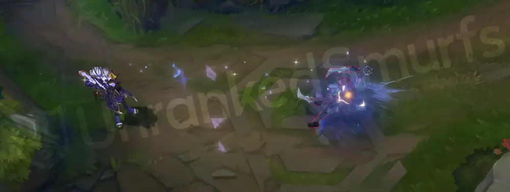 Prestige Fright Night Zeri W cast moment with colored beam