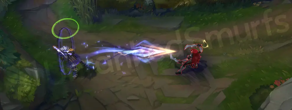 Prestige Fright Night Zeri W projectile initial effect