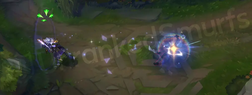 Prestige Fright Night Zeri W projectile impact effect