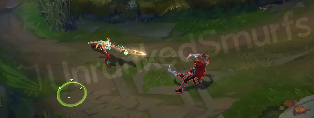 Prestige Heavenscale Ezreal basic attack animation (1)