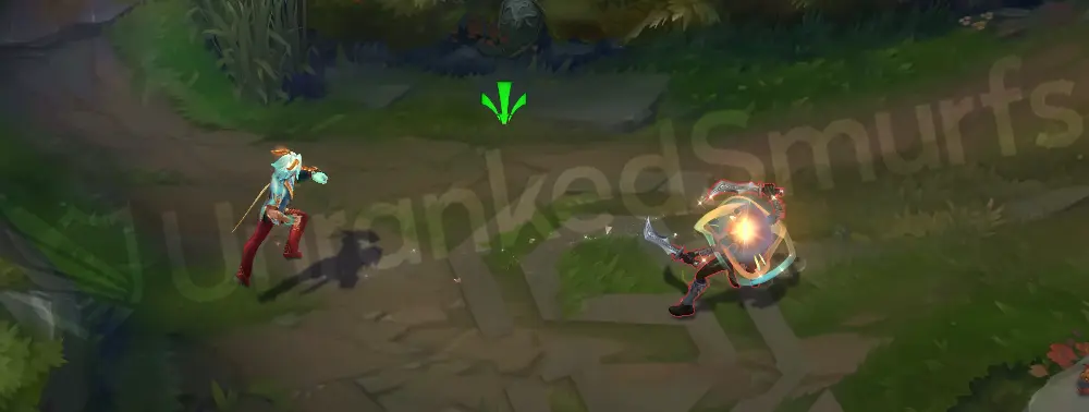 Prestige Heavenscale Ezreal basic attack animation (2)