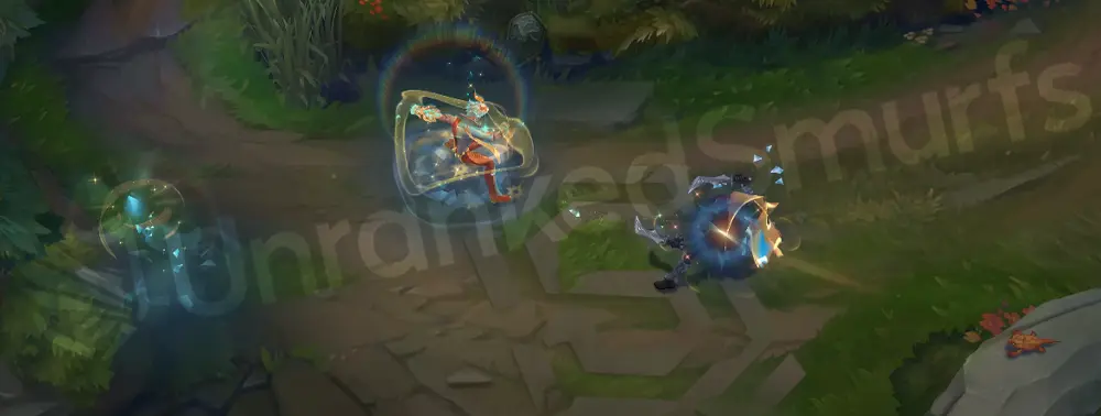 Prestige Heavenscale Ezreal E - Arcane Shift blink effect (2)