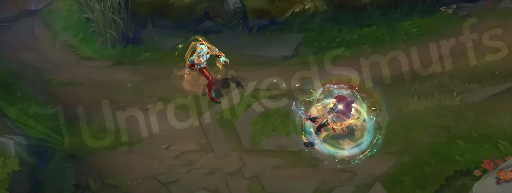 Prestige Heavenscale Ezreal W - Essence Flux detonation (3)