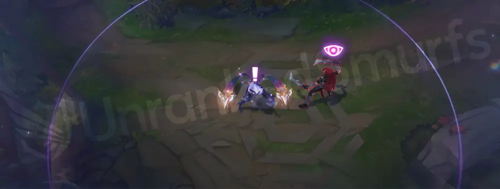 Prestige High Noon Evelynn R - Last Caress startup with radiant purple-gold arc