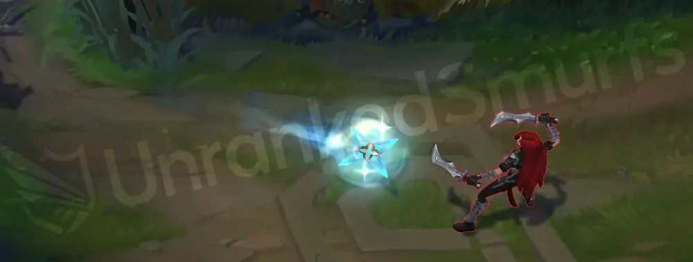 Prestige K/DA Akali E – Shuriken Flip trail part 1 with golden streaks