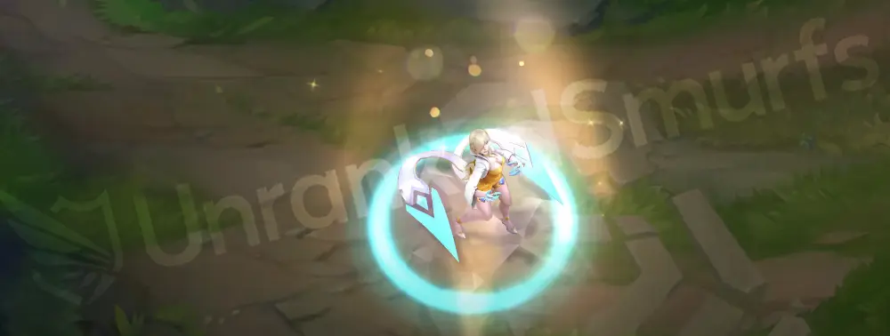 Prestige K/DA Evelynn custom recall animation featuring spotlight pose and golden confetti