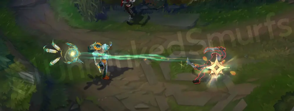 Prestige La Ilusión Renata Glasc basic attack follow-up with candle-lit hit spark