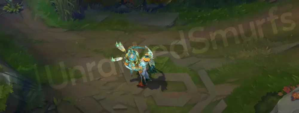 Prestige La Ilusión Renata Glasc emote pose with subtle floral effects