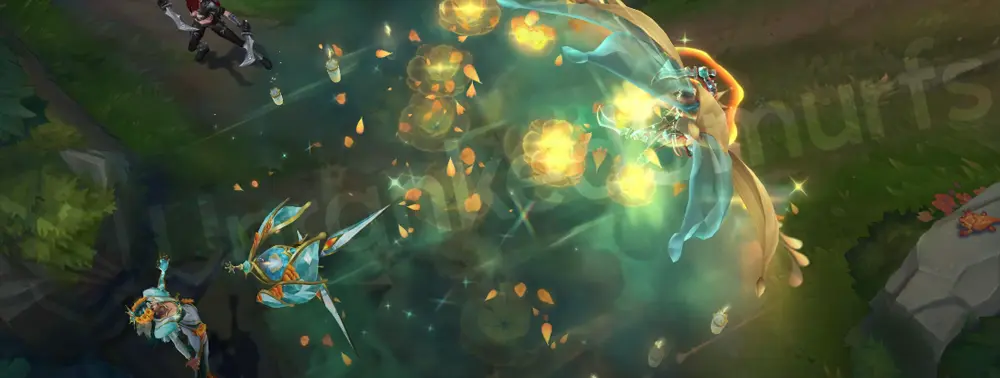 Prestige La Ilusión Renata Glasc R - Hostile Takeover wave glowing with candlelight and orange petals