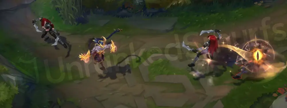 Prestige Nightbringer Lee Sin R - Dragon’s Rage kick with molten gold shockwave and Nightbringer sigils