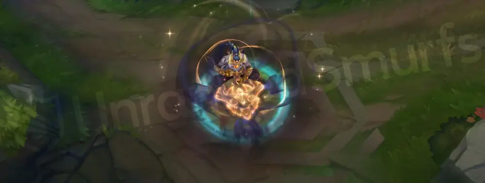 Prestige Nightbringer Lee Sin custom recall channel with bright golden flare