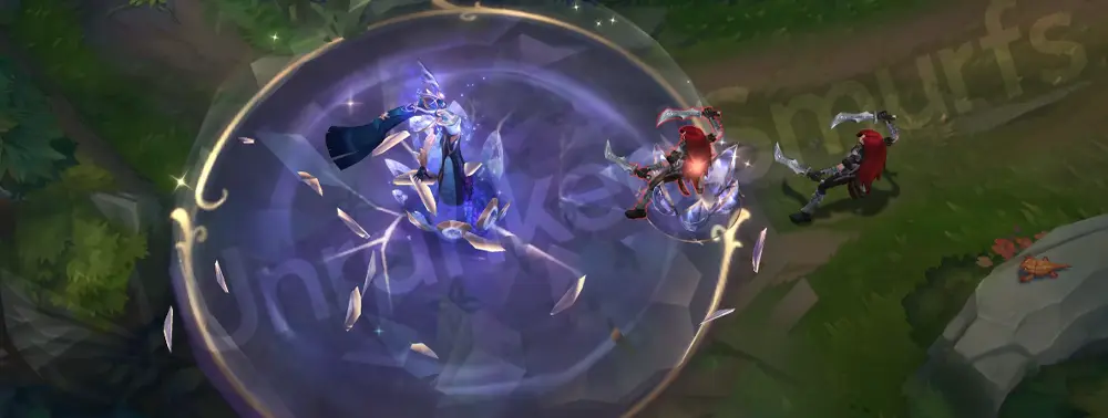 Prestige Porcelain Lissandra W - Ring of Frost as a porcelain bloom with white-and-gold petals