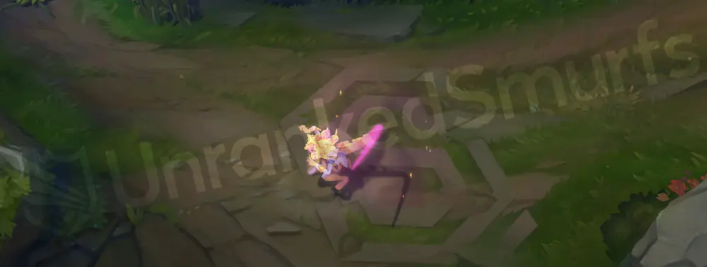 Prestige Star Guardian Neeko emote pose with shimmering effects