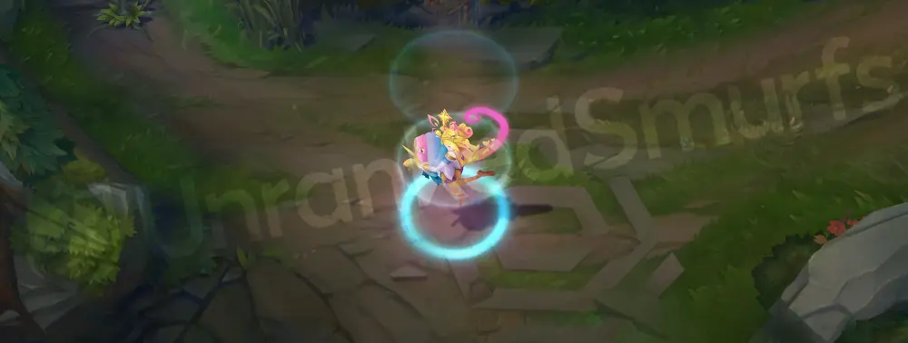 Prestige Star Guardian Neeko custom recall surrounded by falling stardust