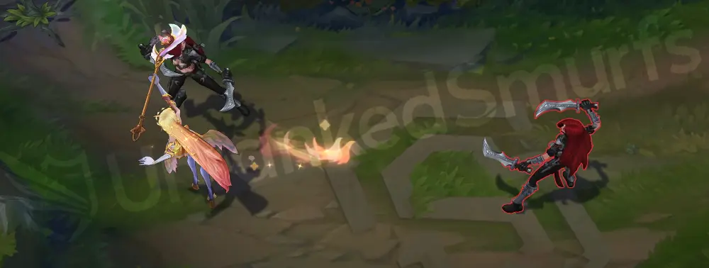 Prestige Star Guardian Soraka basic attack animation with golden star trail