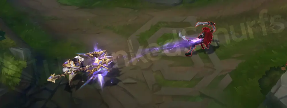 Prestige T1 Jayce W close-up of muzzle and tracer colors