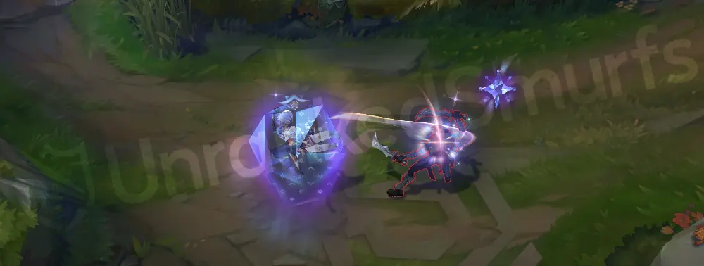Prestige Winterblessed Camille passive shield activation with icy sheen