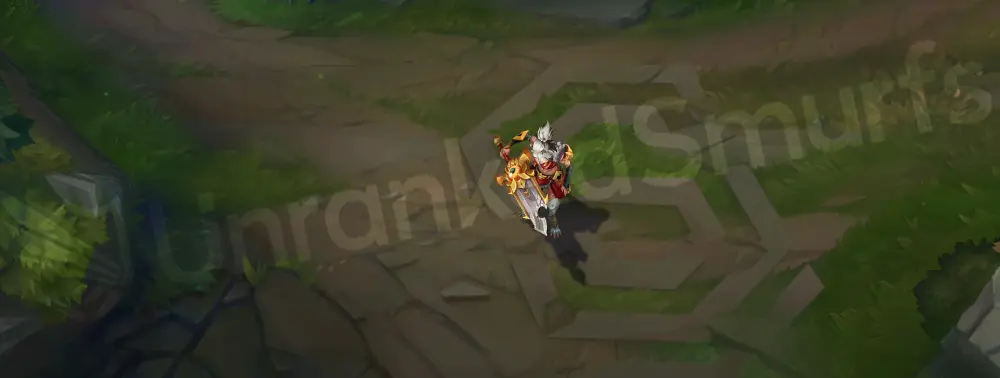 Primal Ambush Riven emote/taunt showcase with tribal flair