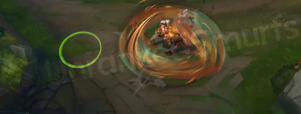 Primal Ambush Riven Q - Broken Wings slash VFX with claw marks
