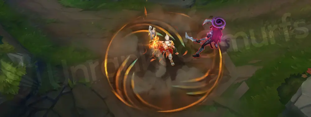 Primal Ambush Riven W - Ki Burst clawed shockwave