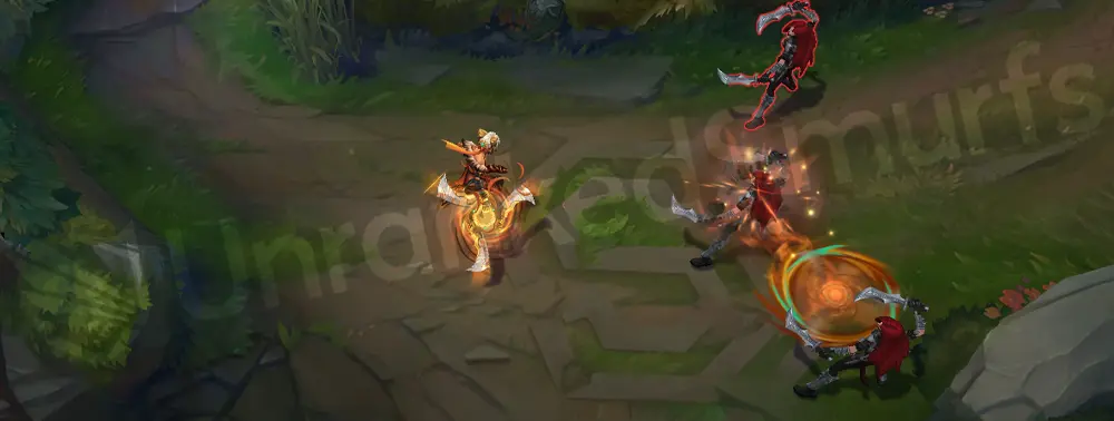 Primal Ambush Sivir W - final bounce with ember burst, frame 4