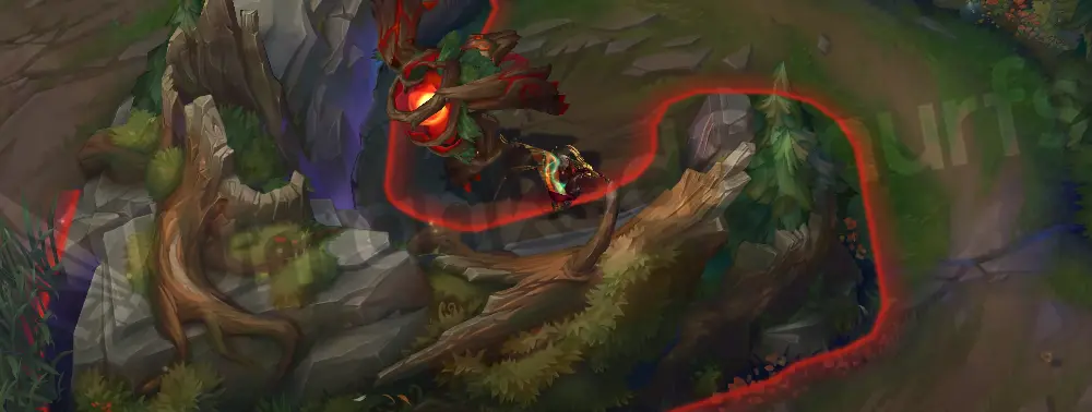 Primal Ambush Talon E landing frame with dust and claw particles