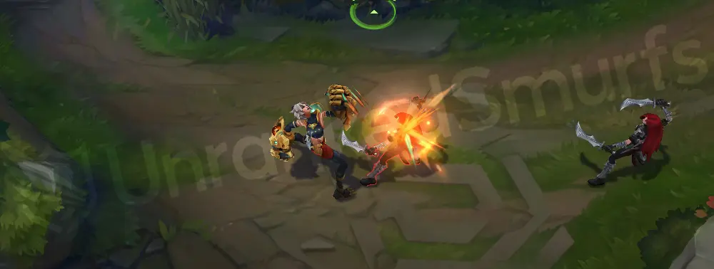 Primal Ambush Vi basic attack swipe trail (AA animation)