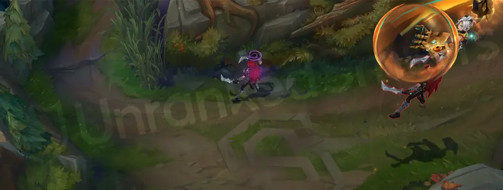 Primal Ambush Vi R impact crater with orange-brown shockwave