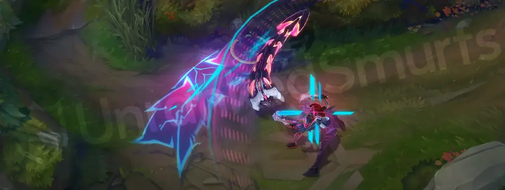 Primordian Aatrox Q Part 4 – sweeping arc with abyssal spray