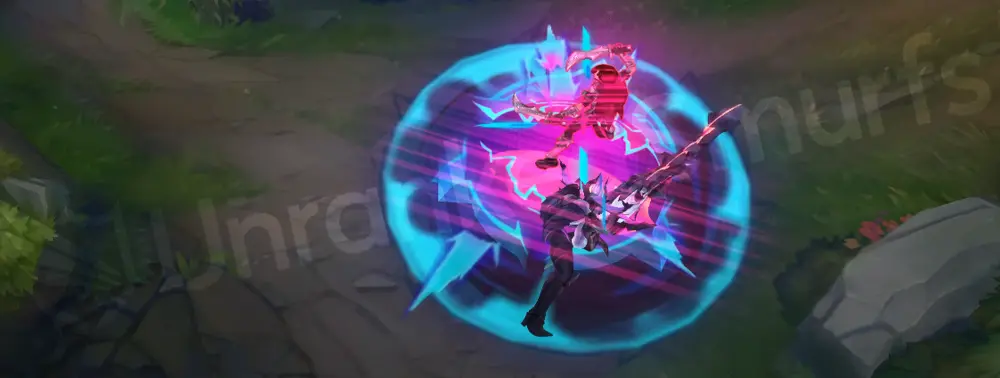 Primordian Aatrox Q Part 6 – ground hit showing stylized jaw pattern