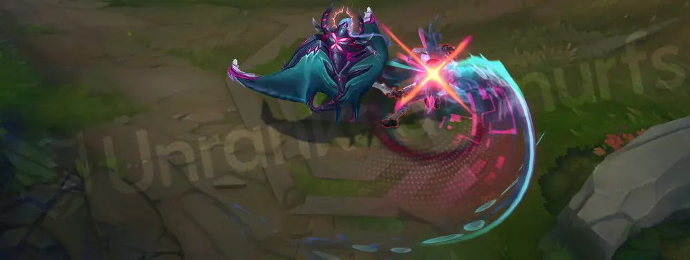 Primordian Bel'Veth idle stance from lane view