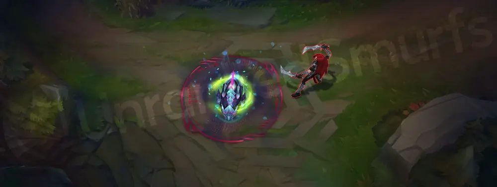 Primordian Rek'Sai passive and general hit effects with liquid textures