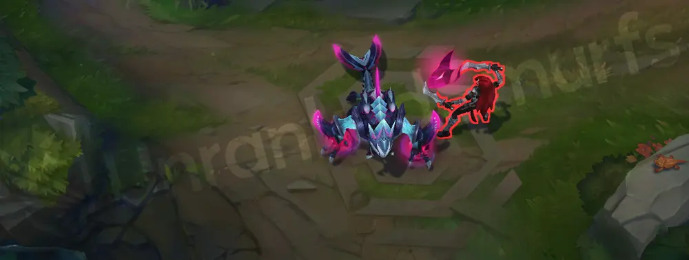 Primordian Rek'Sai Q ability visual, part 1