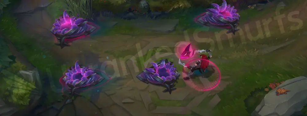 Primordian Rek'Sai R ability visual, part 1 (target lock)