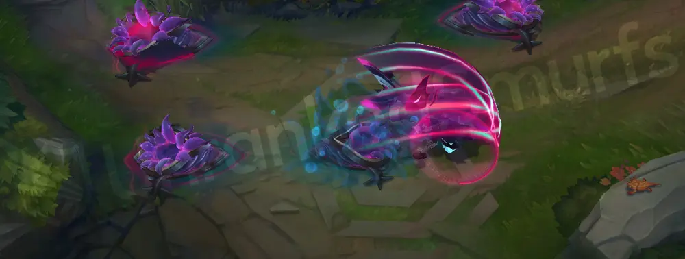 Primordian Rek'Sai R ability visual, part 2 (leap and impact)