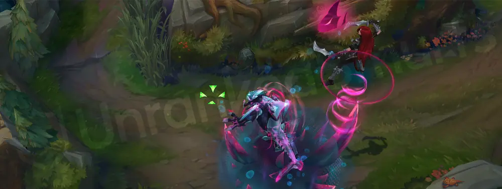 Primordian Rek'Sai W ability visual, part 2 (tremor sense and knock-up)