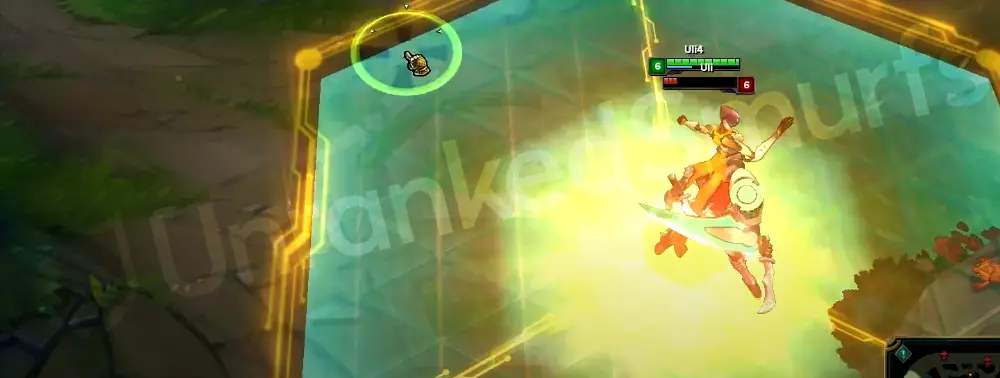 Program Camille R: Hextech Ultimatum as a holographic green field