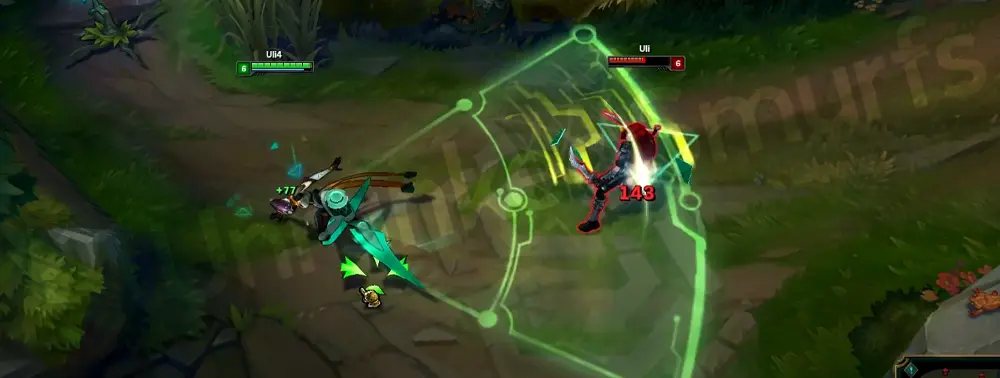 Program Camille W: Tactical Sweep with digital arc and grid effects