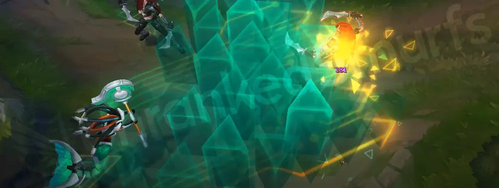 Program Nami R - Tidal Wave rendered as a polygonal, code-lined surge