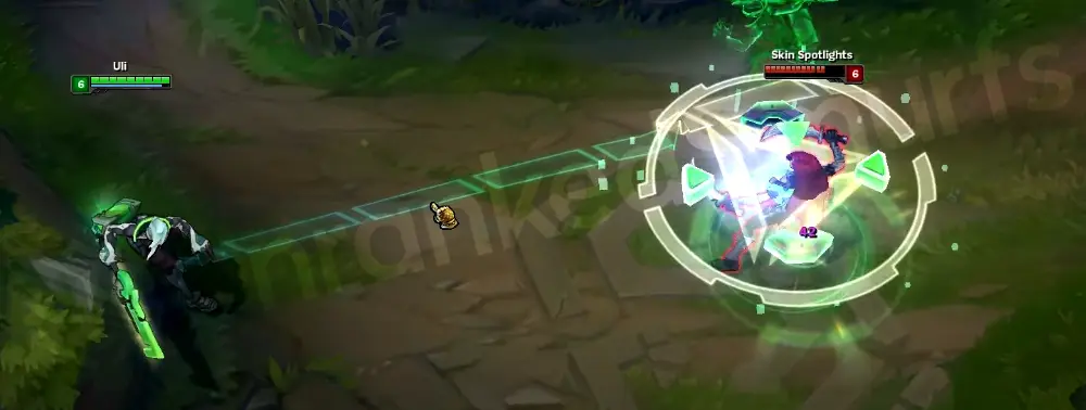 PROJECT: Ekko Q Timewinder return path with holographic effects