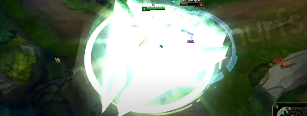 PROJECT: Ekko R Chronobreak rewind silhouette and neon afterimage