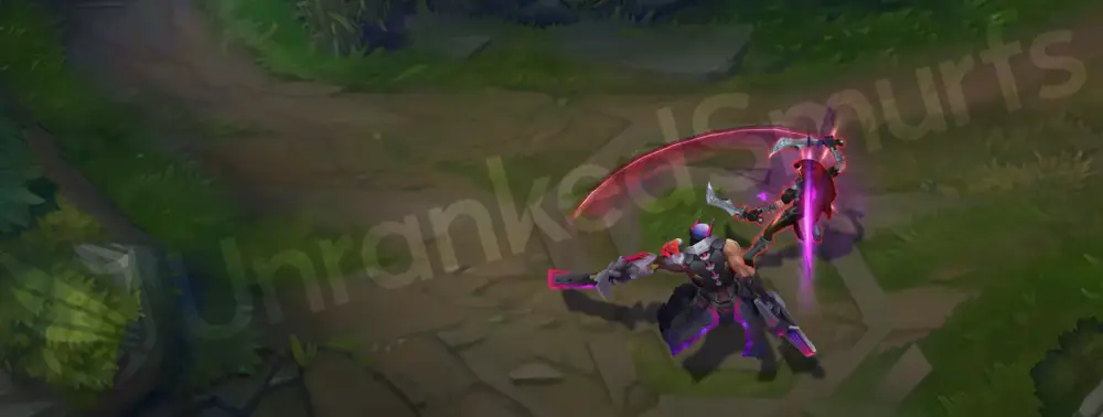 PROJECT: Gangplank auto attack animation with neon cutlass and pistol