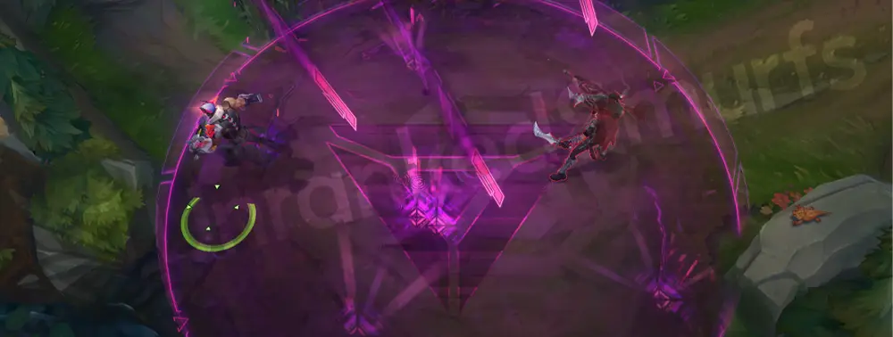 PROJECT: Gangplank R Cannon Barrage impact bursts with orange cores, part 3