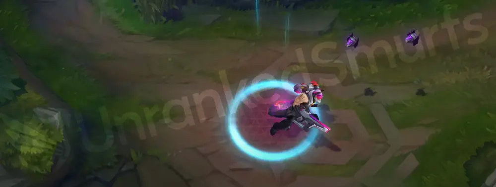 PROJECT: Gangplank recall animation—deploys shield and fights drones