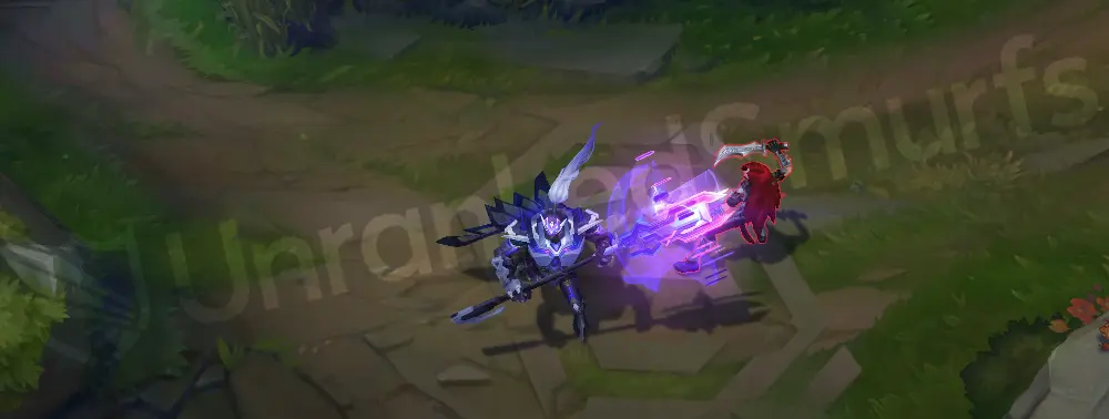 PROJECT: Jax W - Empower strike with purple-blue hard-light burst