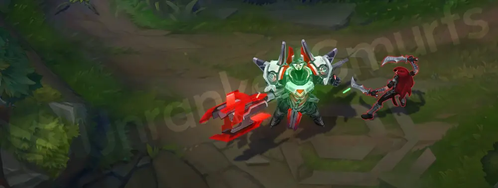 PROJECT: Mordekaiser W shield with holographic circuitry